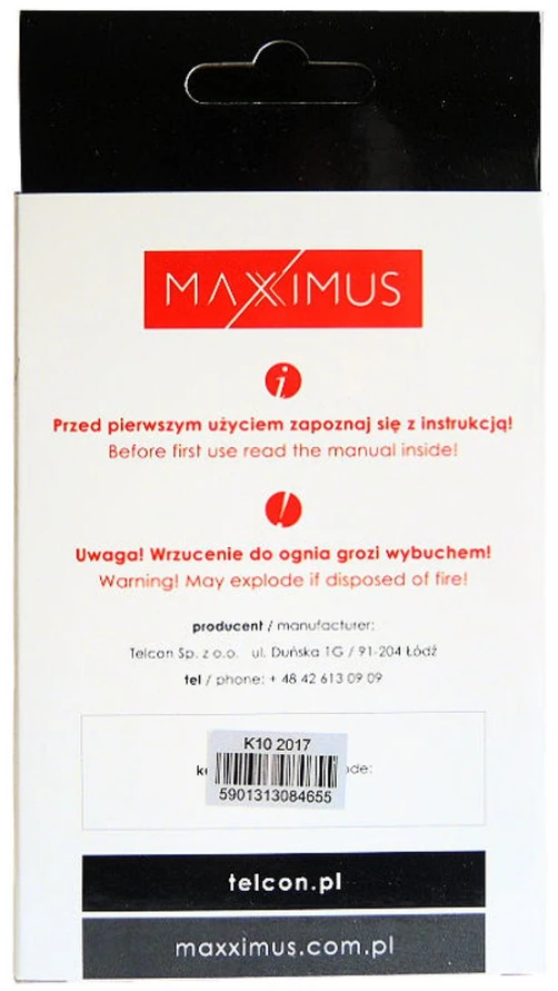 Akumuliatorius MAXXIMUS LG K10 2400mAh