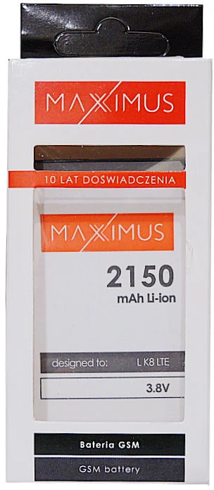 AKUMULIATORIUS MAXXIMUS LG K8 LTE 2150mAh BL-46ZH