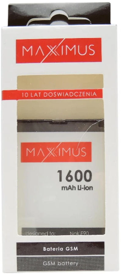 Akumuliatorius MAXXIMUS NOK E52/E90 1600 LIONE55/E63/E71/E72/N97
