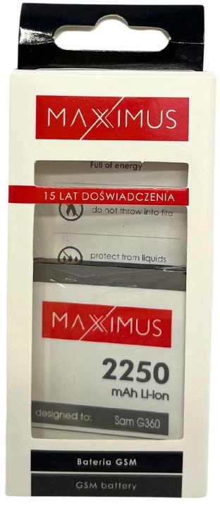 AKUMULIATORIUS MAXXIMUS SAM G360 Core Prime 2250mAh EB-BG360BBC