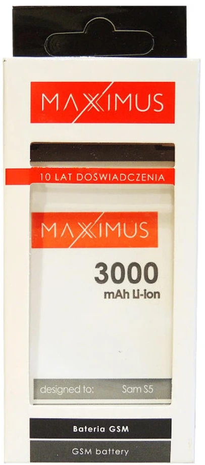 AKUMULIATORIUS MAXXIMUS SAM G900 S5 3000 mAh