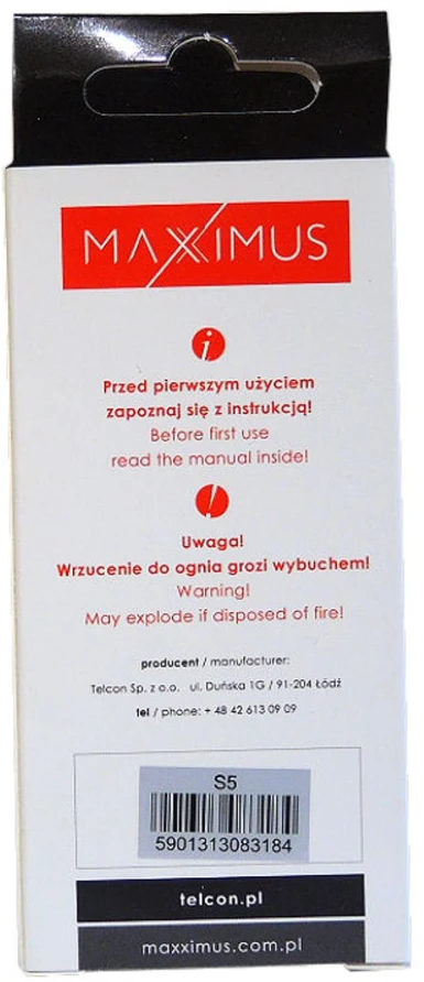AKUMULIATORIUS MAXXIMUS SAM G900 S5 3000 mAh