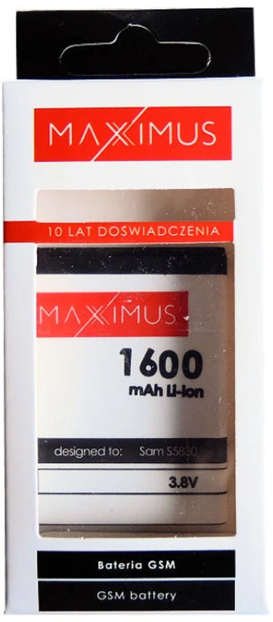 Akumuliatorius MAXXIMUS SAM S5830 1600mAh