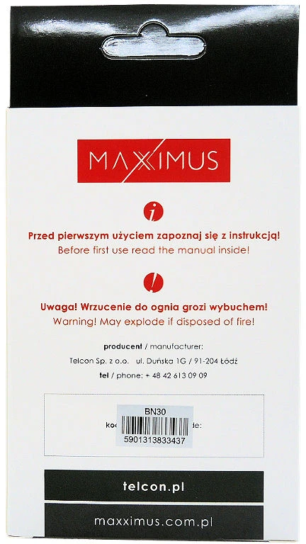 MAXXIMUS XIA REDMI 4A 3150 mAh ličio jonų BN30 Akumuliatorius