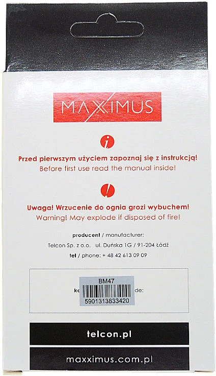 AKUMULIATORIUS MAXXIMUS XIA REDMI 4X 4250mAh Li-lon BM47