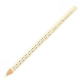 Akvarelinis pieštukas Faber-Castell Grip Jumbo, 1vnt, baltas