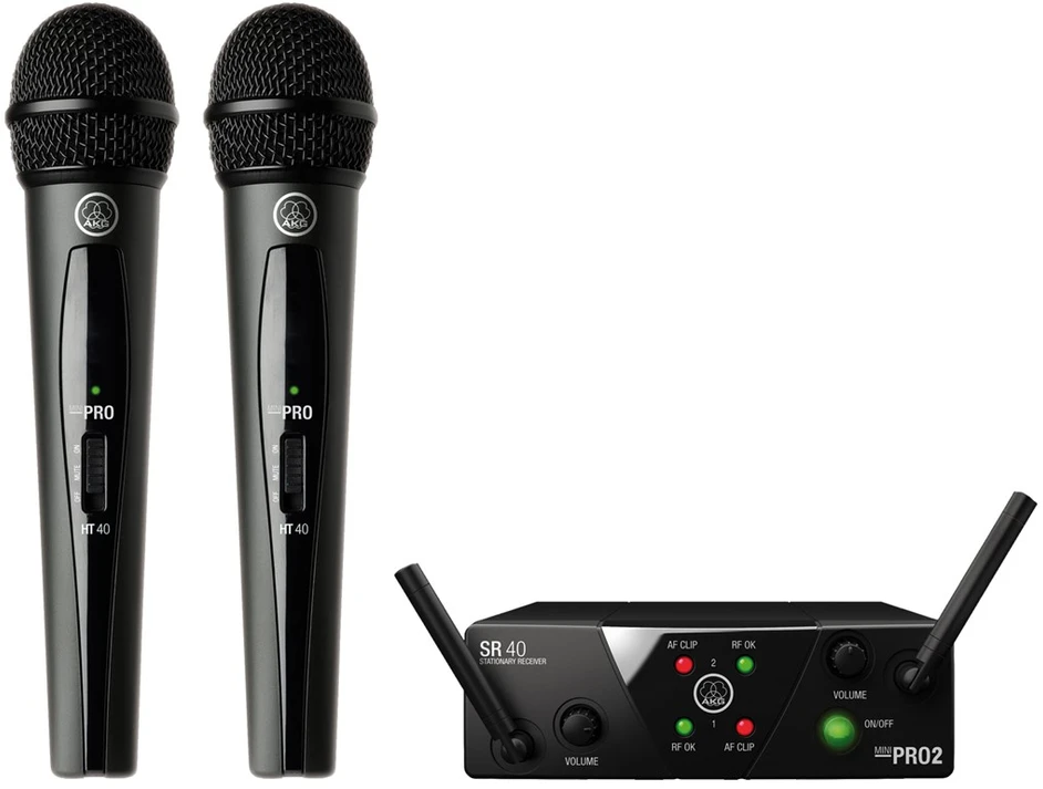 Akyga AKG WMS40 Mini2 belaidžio mikrofono komplektas