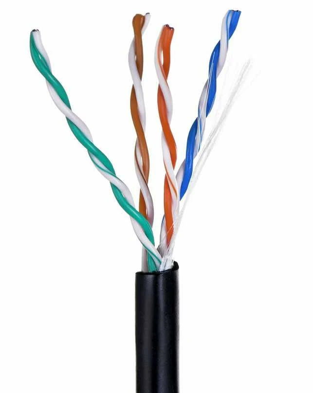 Alantec Tinklo Kabelis - A-LAN Cat5e, Juodas 305 m