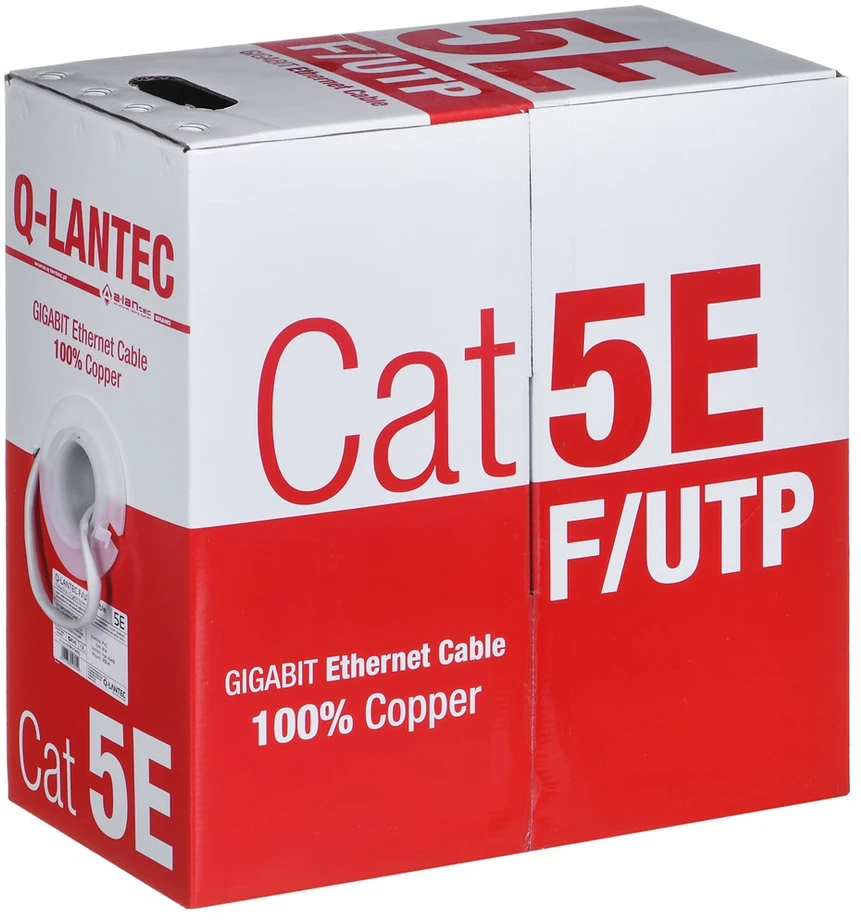 Q Lantec Tinklo Kabelis - Alantec KIF5PVC305Q Pilkas 305 m Cat5e F/UTP (FTP)