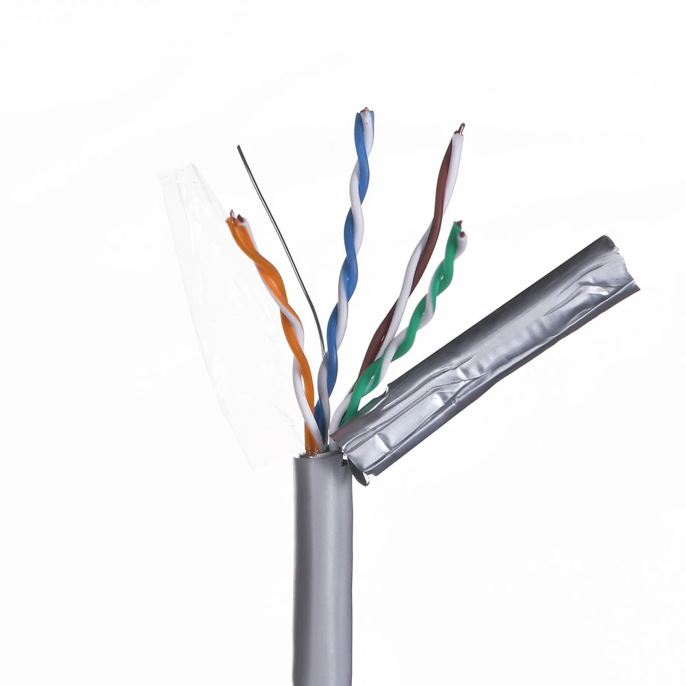 Q Lantec Tinklo Kabelis - Alantec KIF5PVC305Q Pilkas 305 m Cat5e F/UTP (FTP)