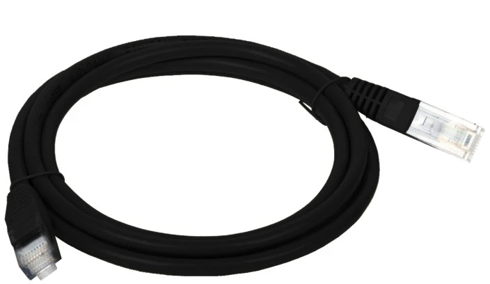 Alantec KKU5CZA3 networking cable Juodas 3 m Cat5e U/UTP (UTP)