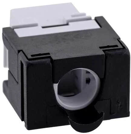 Q Lantec Keystone Modulis - Alantec MKB-U6-1 RJ-45 250MHz Juodas