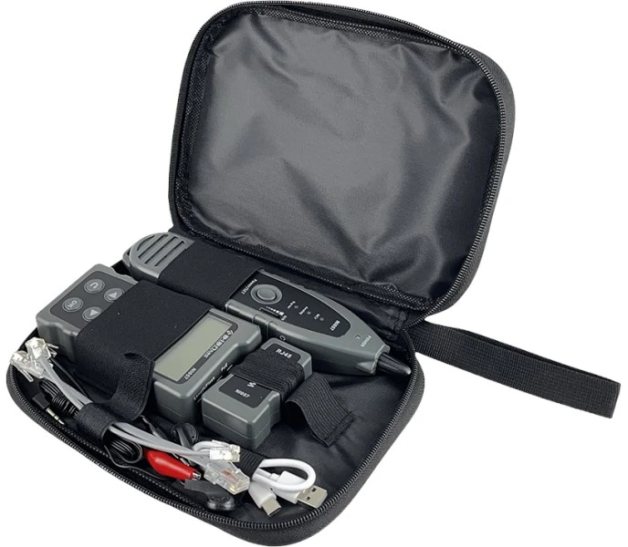 a-lan ALANTEC NI057 network cable tester PoE tester, Juodas