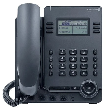 „Alcatel-Lucent Enterprise ALE-20h“ IP telefonas su pilku LCD ekranu