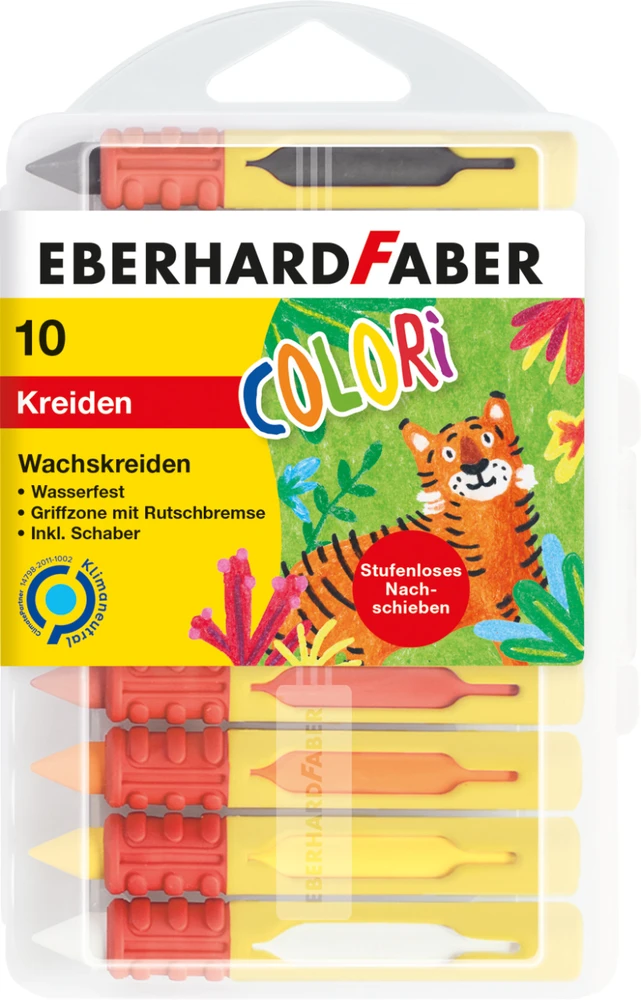 Aliejinės pastelės EberhardFaber, Colori, 10 spalvų