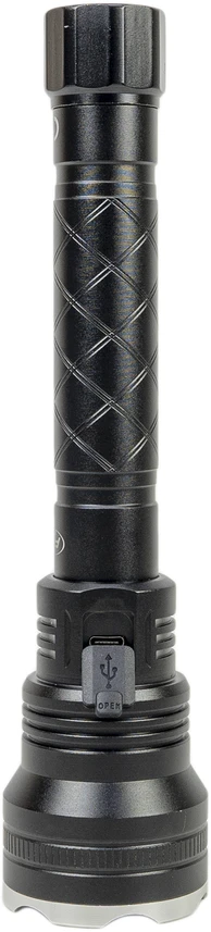 Aliumininis žibintuvėlis PNI Adventure F410, su 10W LED, 700 liumenų, iki 250 m, IP44, USB Type C, komplekte 3000mAh baterijos