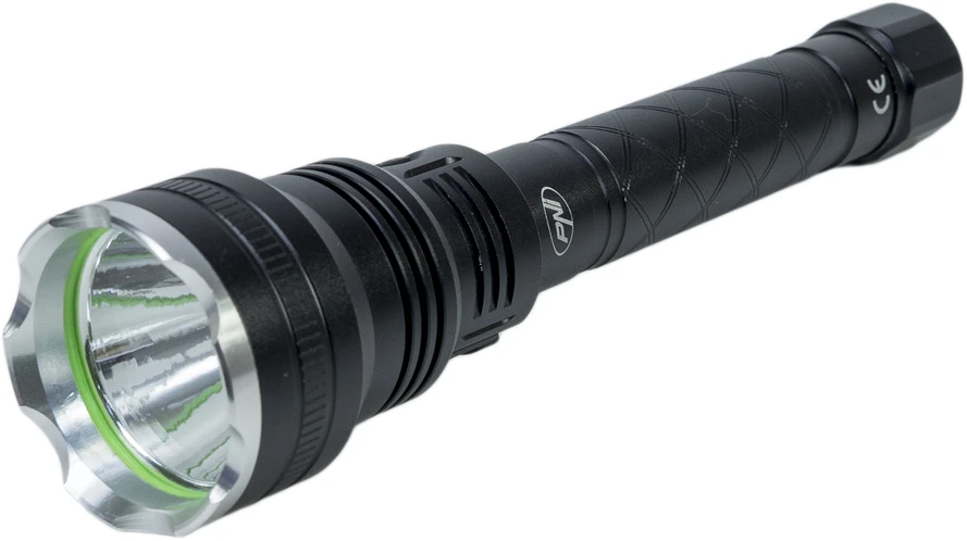 Aliumininis žibintuvėlis PNI Adventure F410, su 10W LED, 700 liumenų, iki 250 m, IP44, USB Type C, komplekte 3000mAh baterijos