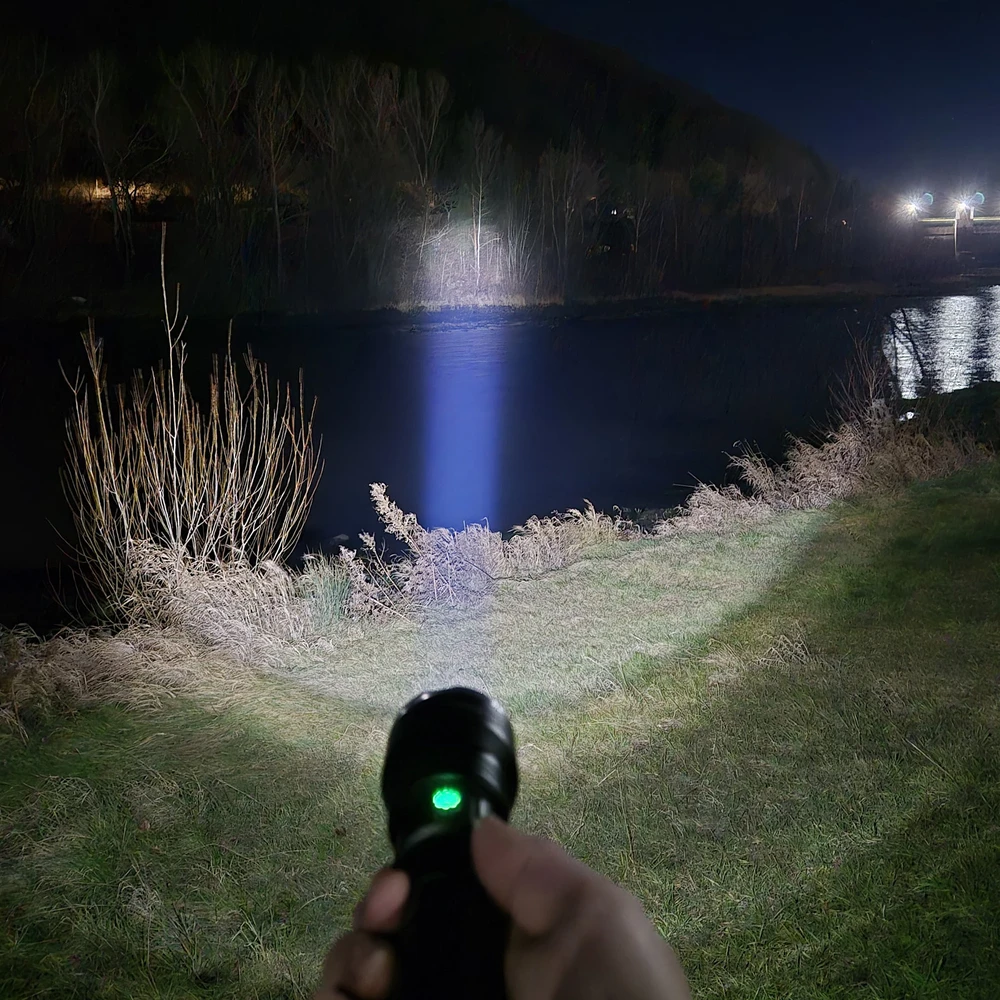 Aliumininis žibintuvėlis PNI Adventure F410, su 10W LED, 700 liumenų, iki 250 m, IP44, USB Type C, komplekte 3000mAh baterijos