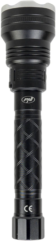 Aliumininis žibintuvėlis PNI Adventure F410, su 10W LED, 700 liumenų, iki 250 m, IP44, USB Type C, komplekte 3000mAh baterijos