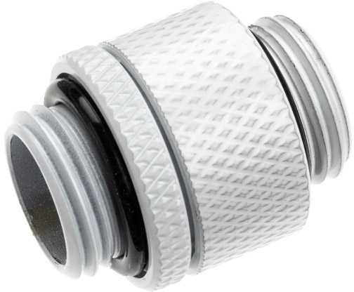 Alphacool Eiszapfen Adapteris G1/4 male to G1/4 male – baltas