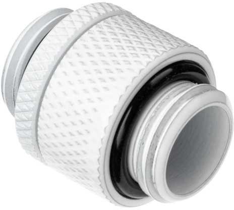 Alphacool Eiszapfen Adapteris G1/4 male to G1/4 male – baltas