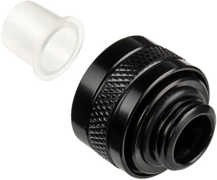 Alphacool Eiszapfen PRO jungiamasis 13 mm kietas vamzdis G1/4 – juodas
