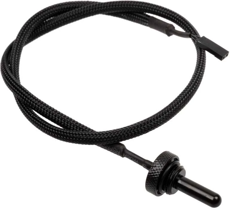 Alphacool Eiszapfen temperatūros jutiklis G1/4 colių – Juodas