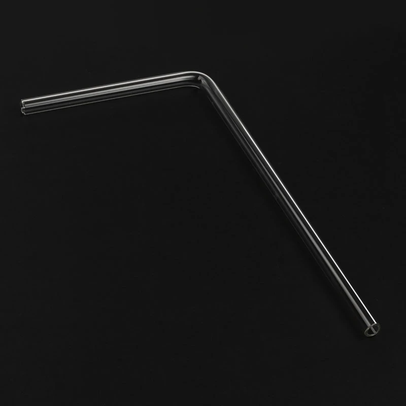 Alphacool HardTube 16/11mm Borosilikatglas 90 Grad Winkel 20/40cm – skaidrus
