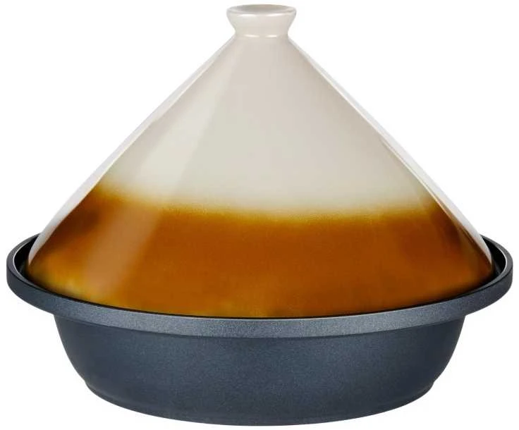 Alpina - Tajine troškinys puodas su keraminiu kūginiu dangčiu 30x25 cm 2,5 l