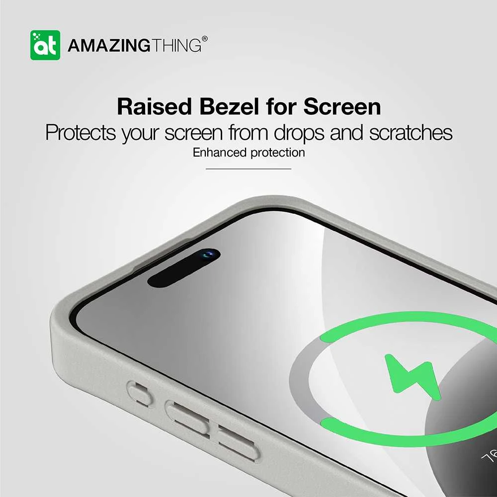Amazing Thing Matte Pro Mag dėklas telefonui 12FT IP156.1PMPGY Apple iPhone 15 Pro titanium