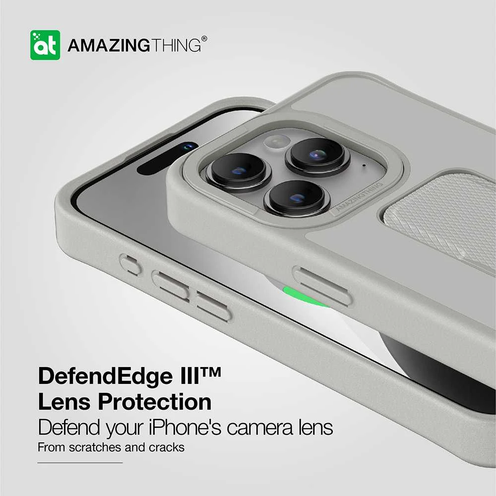 Amazing Thing Matte Pro Mag dėklas telefonui 12FT IP156.7PMPGY Apple iPhone 15 Pro Max titanium