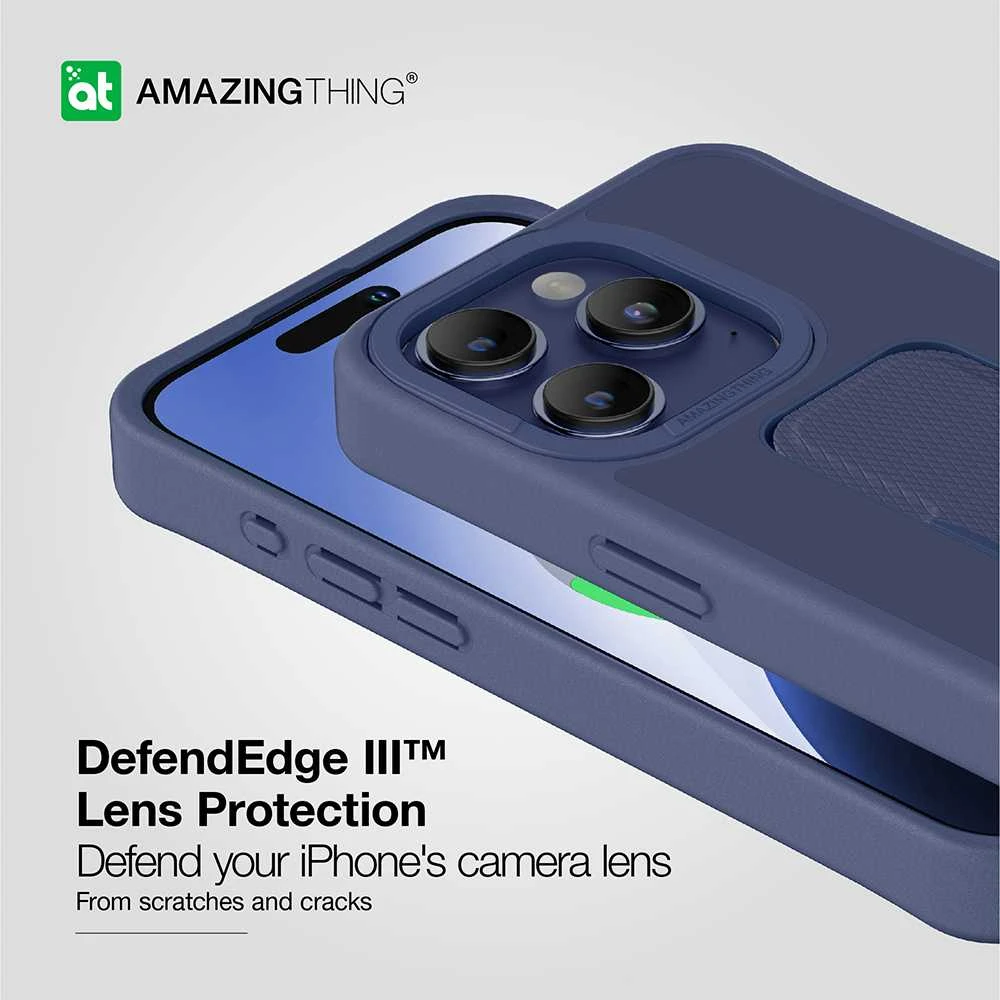 Amazing Thing Matte Pro Mag dėklas telefonui 12FT IP156.1PMPBU iPhone 15 Pro mėlynos spalvos
