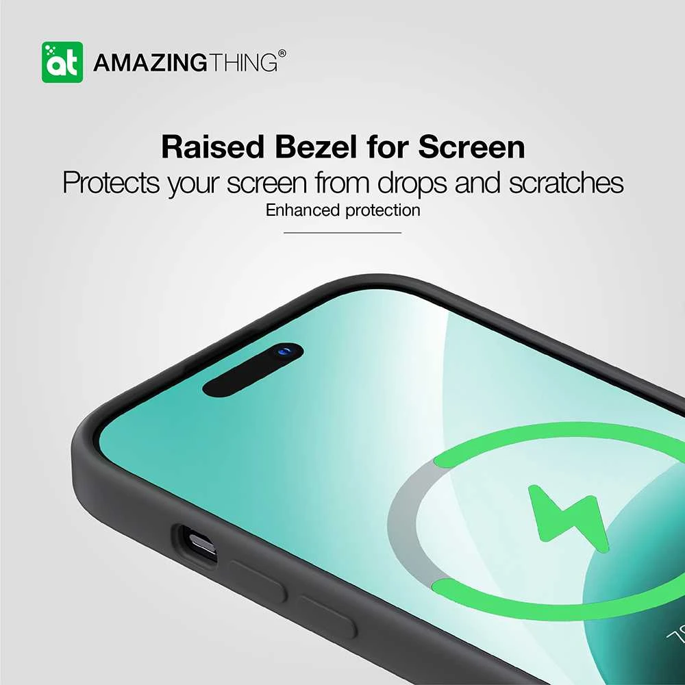 Amazing Thing Smoothie Magsafe dėklas telefonui 8FT IP156.7SMBK Apple iPhone 15 Plus juodos spalvos