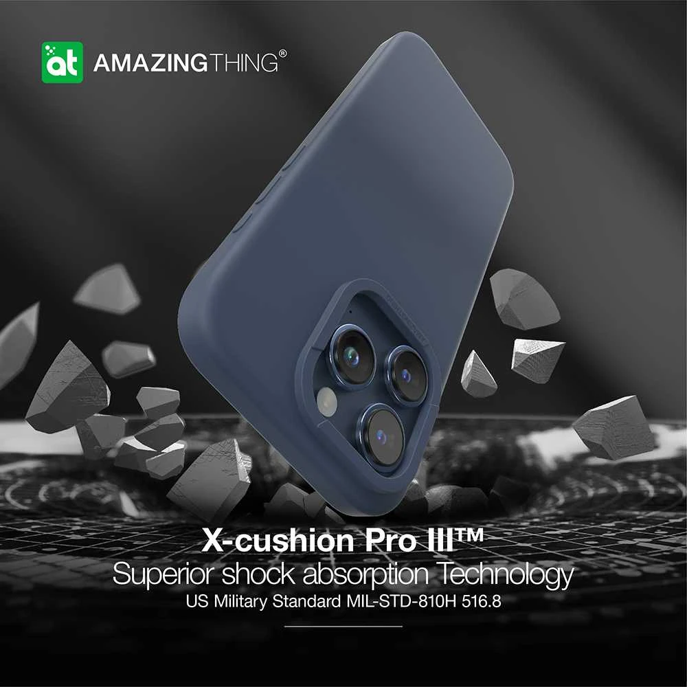 Amazing Thing Smoothie Magsafe dėklas telefonui 8FT IP156.7PSMBU Apple iPhone 15 Pro Max mėlynos spalvos