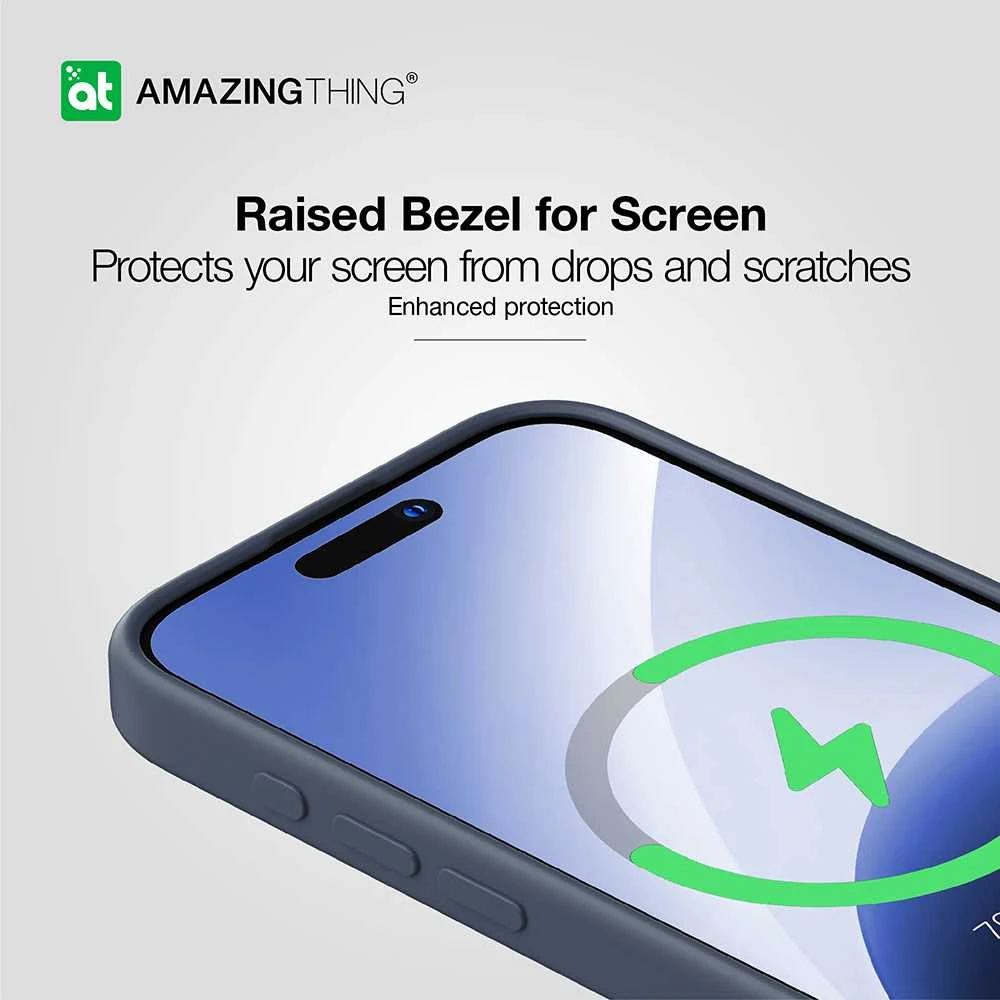 Amazing Thing Smoothie Magsafe dėklas telefonui 8FT IP156.7PSMBU Apple iPhone 15 Pro Max mėlynos spalvos
