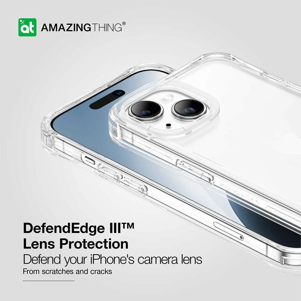 Amazing Thing Titan Edge dėklas telefonui 15FT IP156.7TECL iPhone 15 Plus skaidrus