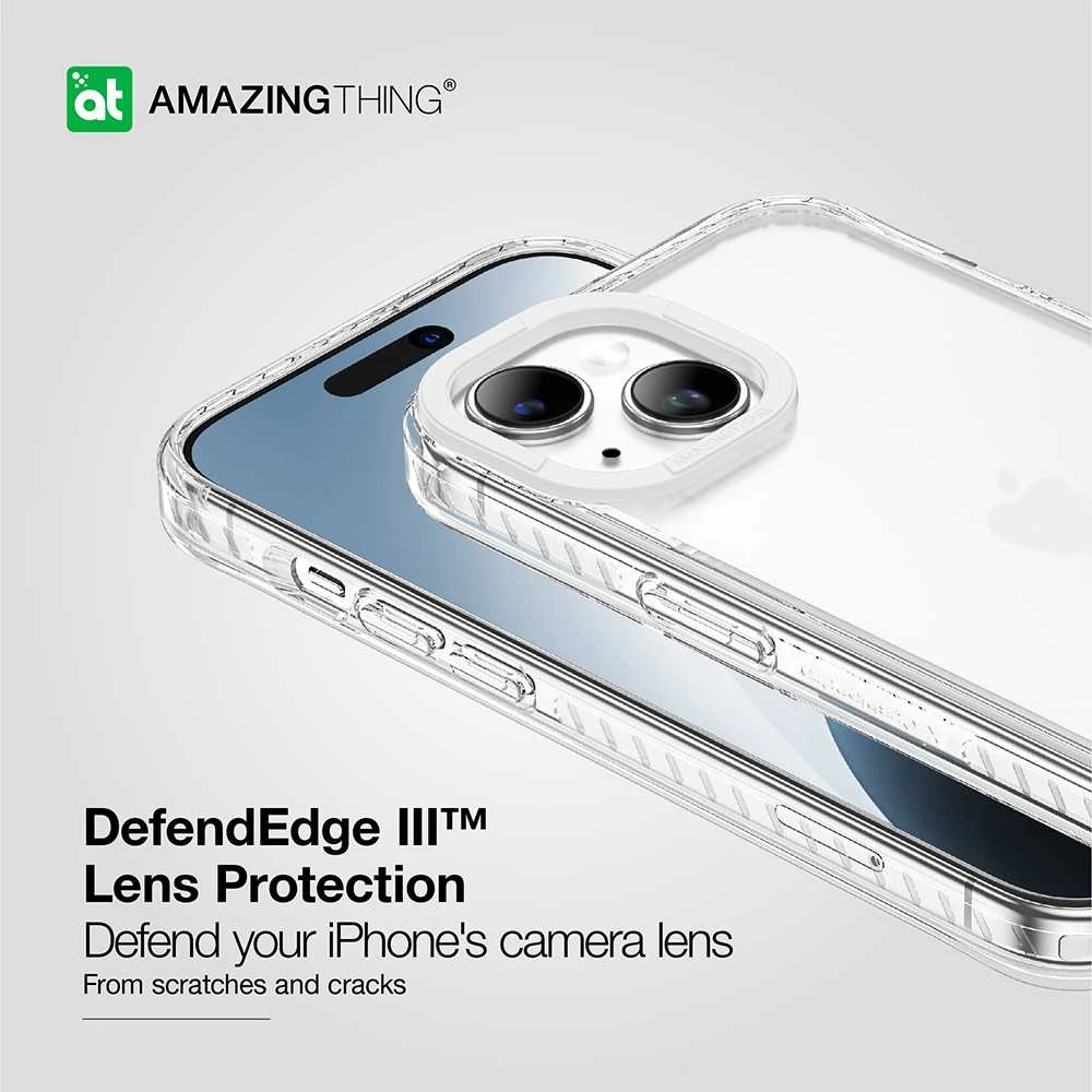 Amazing Thing Titan Pro dėklas telefonui 10FT IP156.7TPCL do Apple iPhone 15 Plus skaidrus