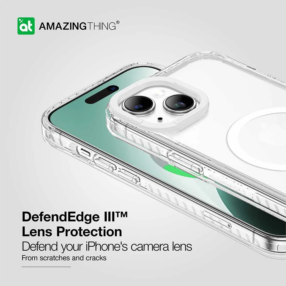 Amazing Thing Titan Pro Magsafe dėklas telefonui 10FT IP156.7TMCL iPhone 15 Plus skaidrus