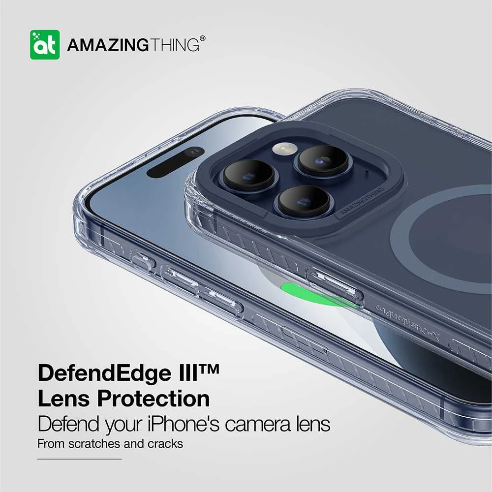 Amazing Thing Titan Pro Magsafe dėklas telefonui 10FT IP156.7PTMBU Apple iPhone 15 Pro Max mėlynos spalvos