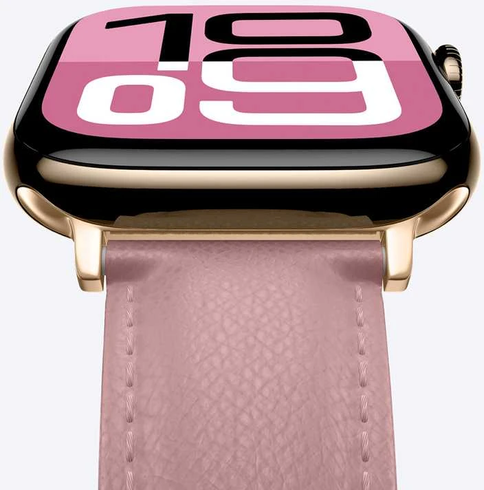 Nezatříděno „AmazingThing“ klasės odinis dirželis „Apple Watch 45 / 46 / 49 mm“ – Rožinė