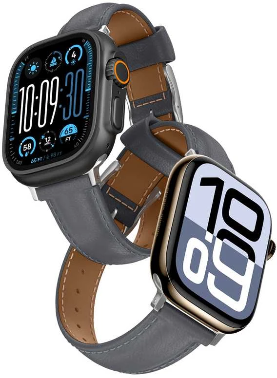 Nezatříděno „AmazingThing“ odinis dirželis „Apple Watch 45 / 46 / 49 mm“ – pilkas