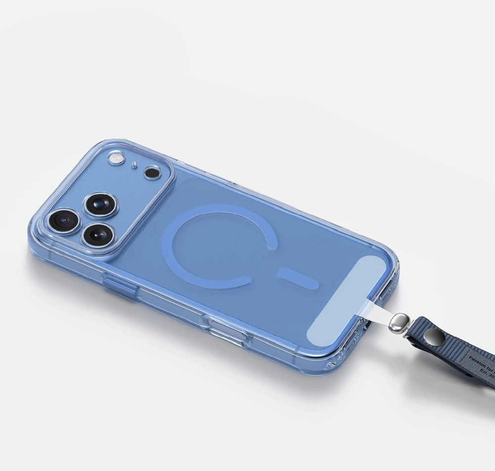 Dėklas Amazingthing Minimal Mag Lens Case MagSafe do iPhone 18 Pro Max mėlyna