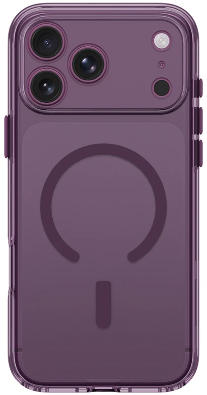Dėklas AmazingThing Minimal Mag Lens Case for iPhone 18 Pro Max with Camera Cover and Lanyard Mount Compatible with MagSafe - Violetinė