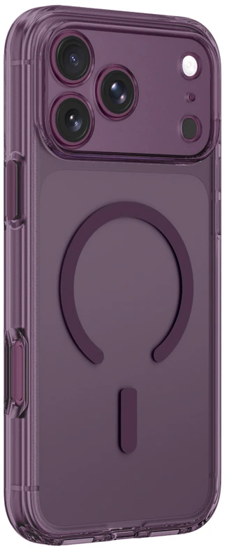 Dėklas AmazingThing Minimal Mag Lens Case for iPhone 18 Pro Max with Camera Cover and Lanyard Mount Compatible with MagSafe - Violetinė