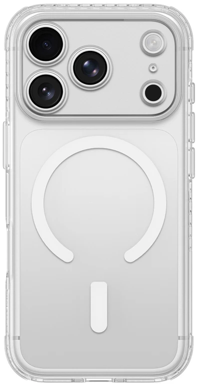 Dėklas Amazingthing Titan Pro Lens MagSafe do iPhone 18 Pro permatomas