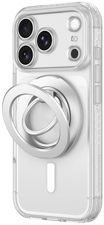 Dėklas Amazingthing Titan Pro Lens Ring Set MagSafe do iPhone 18 Pro Max permatomas