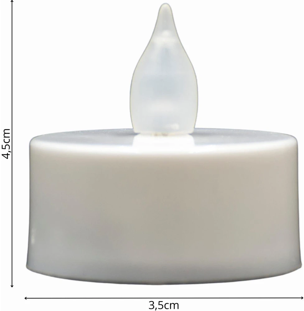 Ambiance Light LED arbatinės žvakutės 2vnt(4xh5cm)