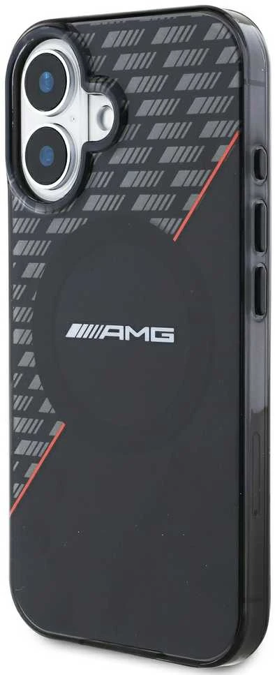 AMG Rhombs MagSafe Apple iPhone 16 Plus dėklas telefonui juodos spalvos