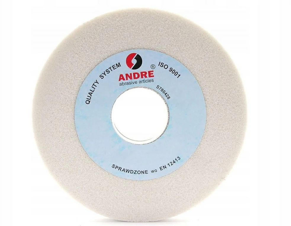 ANDRE PLOKŠČIAS ŠLIFAVIMO DISKAS 200mm x 20mm x 51mm 99A60K7VE01-35 Baltas „TYP 1”