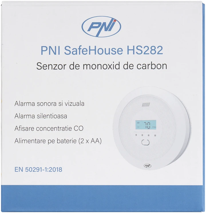 Anglies monoksido (CO) jutiklis PNI SafeHouse HS282 su garsiniu signalu